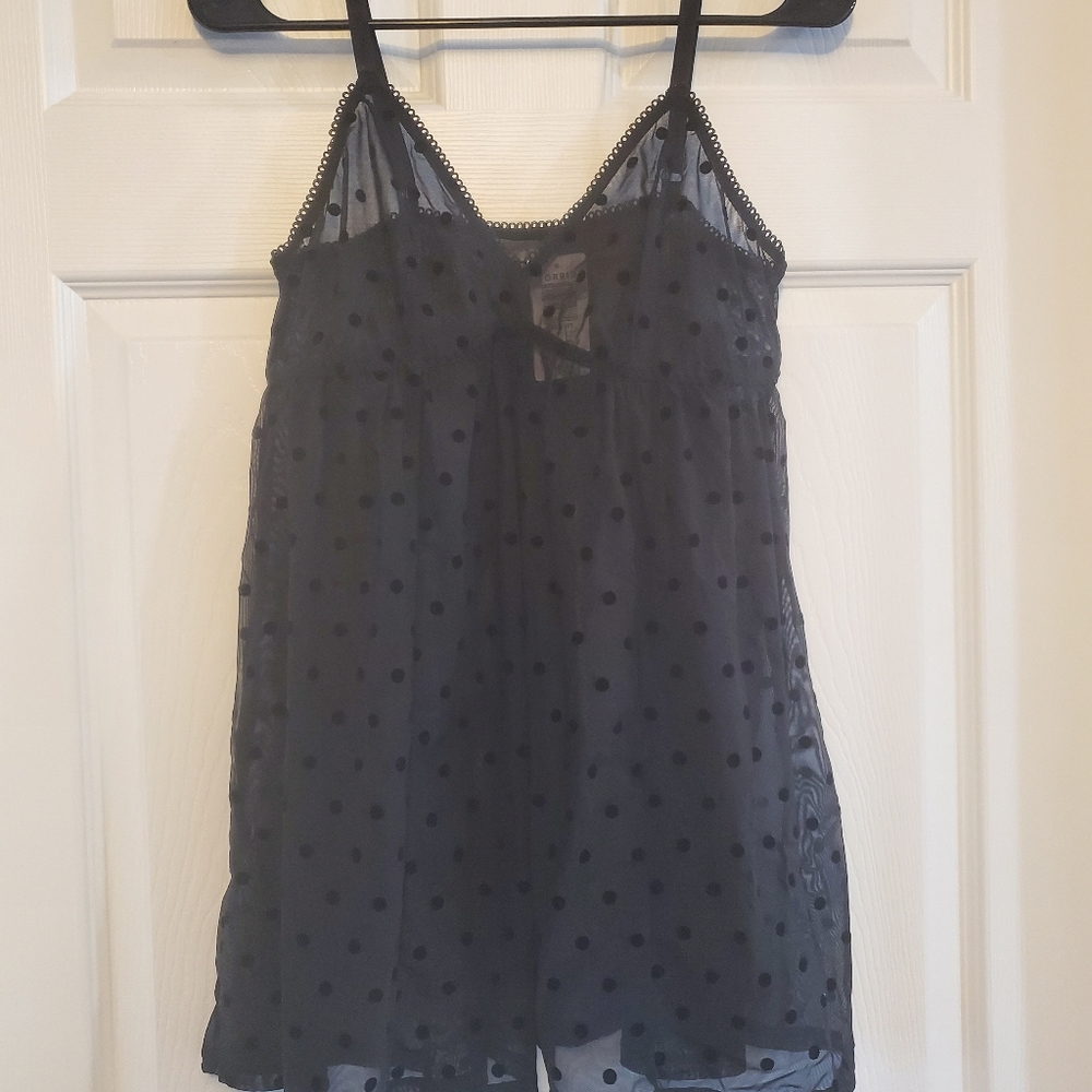 NWT Torrid size 0 babydoll polkadot lingerie